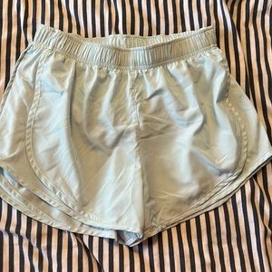 Light blue Nike running shorts. Size small